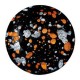 Les perles par Puca® Cabochon 25 mm - Jet tweedy 23980/45703
